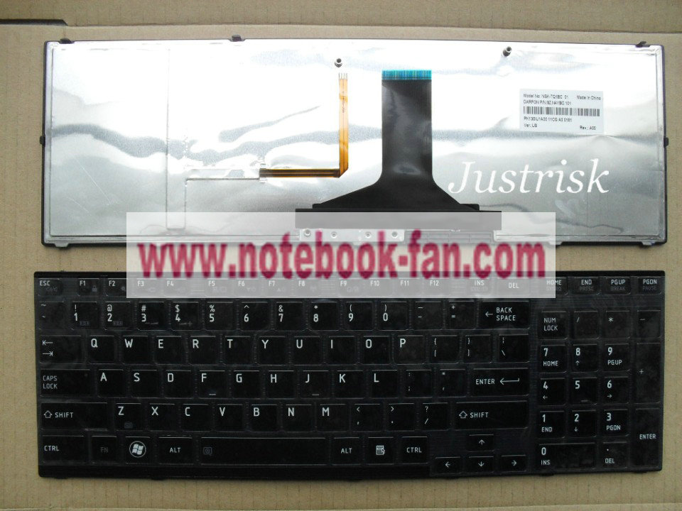 NEW Toshiba Satellite A665 A660 A660D A665D US Keyboard backlit